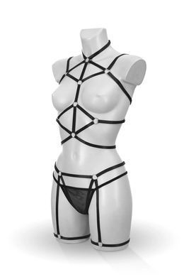 Комплект портупея, гартери та трусики Bijoux Pour Toi Sidonie