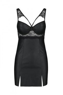 Еротична сорочка Passion Loona Chemise black S/M