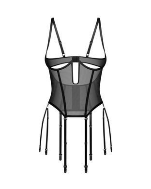 Корсет с трусиками Obsessive Euphori corset S/M