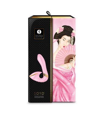 Вібратор-кролик Shunga - Soyo Intimate Massager Light Pink - фото
