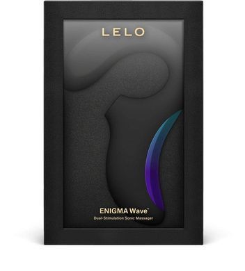 LELO Enigma WAVE Black - вакуумний вібратор чорний - фото