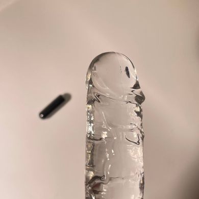 Фалоімітатор ADDICTION Crystal Vertical Dong 7” (17,8 см) - фото