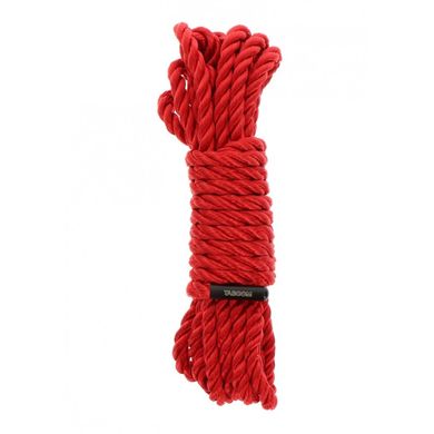 Мотузка для бондажа BDSM Taboom Bondage Rope (5 м), 7 мм червона