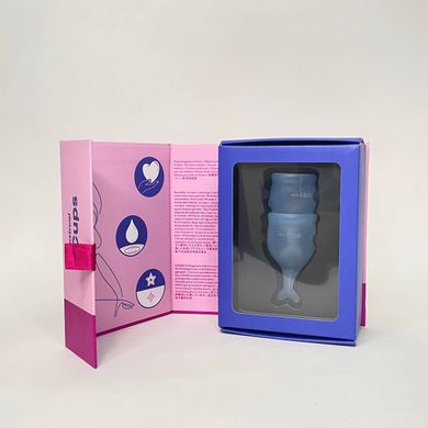 Набор менструальных чаш Satisfyer Feel Secure (dark blue) - фото