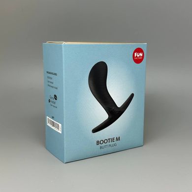 Fun Factory Bootie - силіконова анальна пробка чорна (3,5 см) - фото