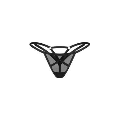 Трусики Obsessive Euridia thong XL/2XL черные