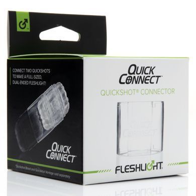 Адаптер для мастурбаторов Fleshlight Quickshot Quick Connect, Прозрачный