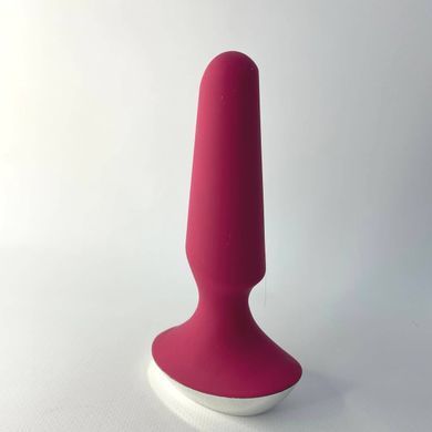 Анальная смарт-вибропробка Satisfyer Plug-ilicious 2 Berry 3 см - фото