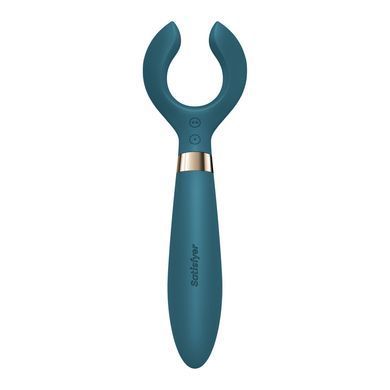 Satisfyer Endless Fun Battery Series Blue - багатофункціональний вібратор синій - фото
