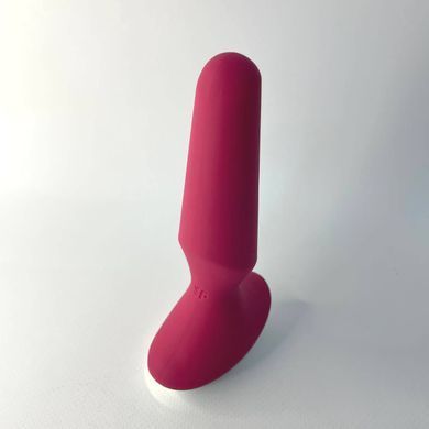 Анальная смарт-вибропробка Satisfyer Plug-ilicious 2 Berry 3 см - фото