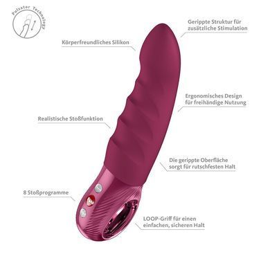 Пульсатор Fun Factory Stronic Deep Wine Red - фото