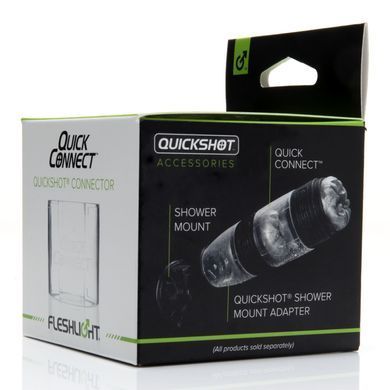 Адаптер для мастурбаторов Fleshlight Quickshot Quick Connect, Прозрачный