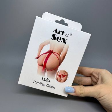 Трусики с доступом Art of Sex Lulu красные L-2XL