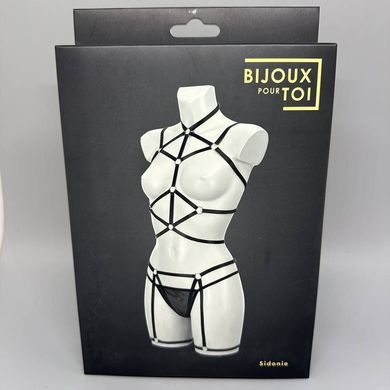 Комплект портупея, гартери та трусики Bijoux Pour Toi Sidonie