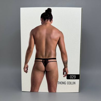 Трусики чоловічі Passion 029 THONG COLLIN black S/M чорні