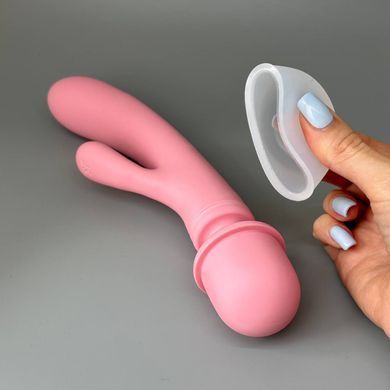 Вибратор-кролик + вибромассажер Satisfyer Triple Lover Pink - фото