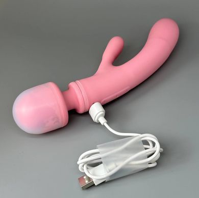 Вибратор-кролик + вибромассажер Satisfyer Triple Lover Pink - фото