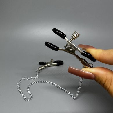 Затискачі для сосків з ланцюжком Intimka Classic Nipple Clamps - фото
