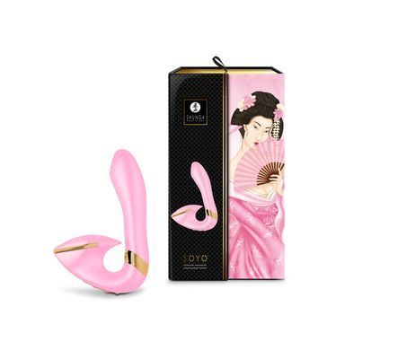 Вібратор-кролик Shunga - Soyo Intimate Massager Light Pink - фото