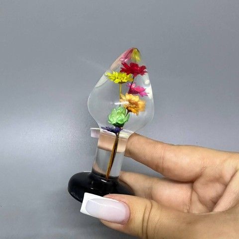 Анальна пробка з безсмертником Loviss Helichrysum Anal Plug 3,9 см - фото
