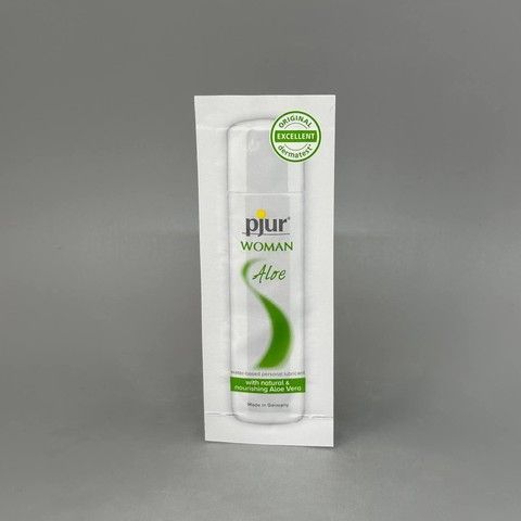 Сашет лубрикант на водній основі pjur Woman Aloe 2 мл - фото