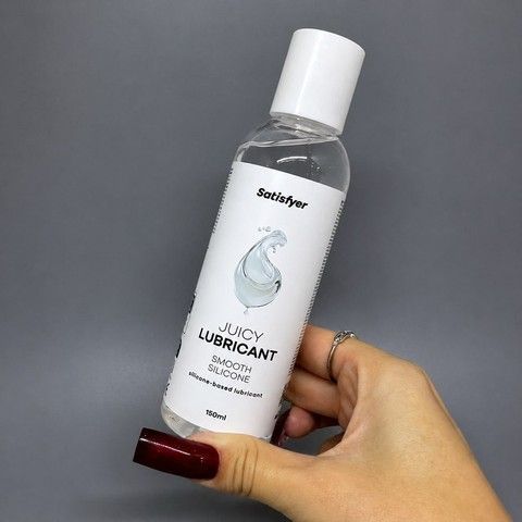 Лубрикант силіконовий Satisfyer Juicy Lubricant Smooth Silicon silicone based 150 мл - фото