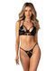 Еротичний комплект Obsessive Keira Lise 2-pcs set S/M - фото товару