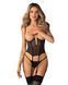 Корсет с трусиками Obsessive Euphori corset S/M