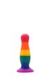 Анальная пробка радужная Dream toys Colourful Love Plug (4,5 см)