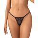 Трусики Obsessive Euridia thong XL/2XL черные