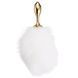 Анальная пробка с хвостиком 2,2 см LOCKINK SEVANDA White Bunny-Tail Anal Rose-shape Plug