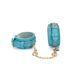 Наручники Liebe Seele Blue Lamb leather Wrist Cuffs with Velvet Lining - фото товару