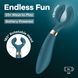 Satisfyer Endless Fun Battery Series Blue - багатофункціональний вібратор синій - фото товару