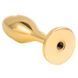 Анальная пробка с хвостиком 2,2 см LOCKINK SEVANDA White Bunny-Tail Anal Rose-shape Plug