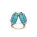 Наручники Liebe Seele Blue Lamb leather Wrist Cuffs with Velvet Lining - фото товару