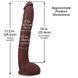 Фалоімітатор Doc Johnson Signature Cocks Hollywood Cash 11,5 Inch 29,2 см - фото товару
