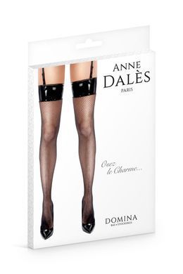 Панчохи сітка з вініловим верхом Anne De Ales Domina Т2 - фото