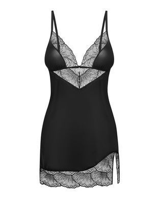 Сорочка та трусики Obsessive Lobellis chemise & thong XS/S