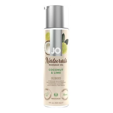 Масажне масло System JO Naturals Massage Oil Coconut & Lime (120 мл) - фото