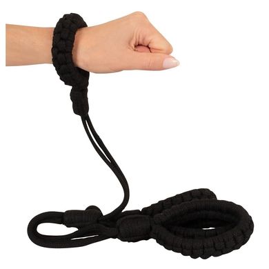 БДСМ набор для фиксации рук и ног Bad Kitty cuff set черный - фото