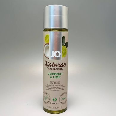 Массажное масло System JO Naturals Coconut & Lime 120 мл - фото