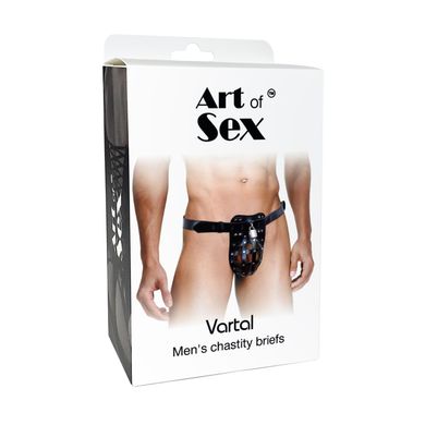 Мужской пояс верности Art of Sex Vartal черный