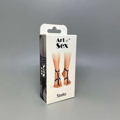 Гартеры на ногу Art of Sex Stelia черные (2 шт)