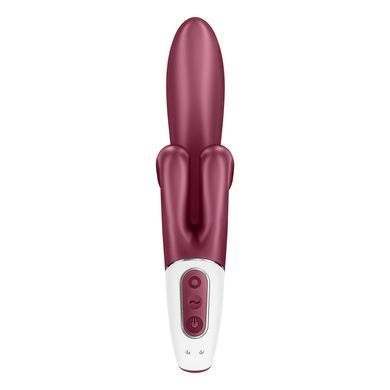 Satisfyer Touch Me Red - вібратор-кролик з подвійним відростком - фото