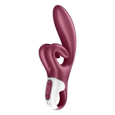 Satisfyer Touch Me Red - вібратор-кролик з подвійним відростком - фото