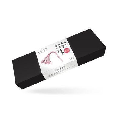 Флоггер кожаный Liebe Seele White & Pink Leather Whip - фото