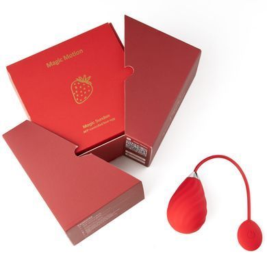 Смарт-виброяйцо Magic Motion Sundae Red - фото