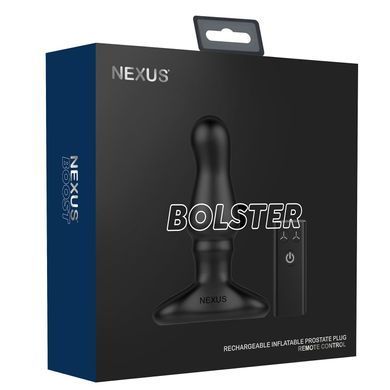 Nexus Bolster - надувна анальна пробка з вібрацією 4 см - фото