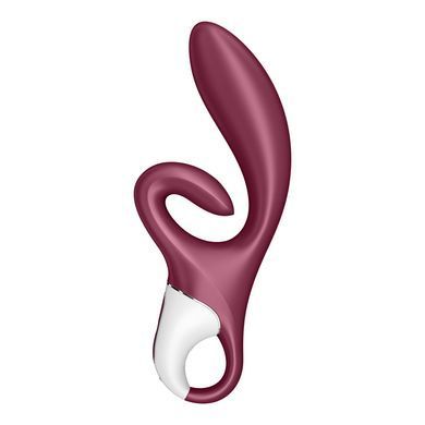 Satisfyer Touch Me Red - вібратор-кролик з подвійним відростком - фото