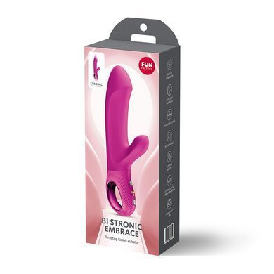 Пульсатор з вібрацією Fun Factory Bi Stronic Embrace Magenta рожевий - фото